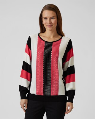 Pullover im Streifen-Design