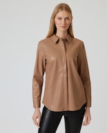 Produktabbildung für Bluse aus Lederimitat