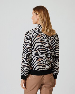 Jacke mit Tigerdruck