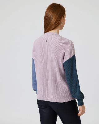 Pullover mit Color Blocking