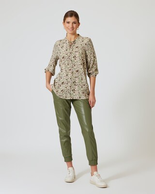 Bluse mit All-over-Druck