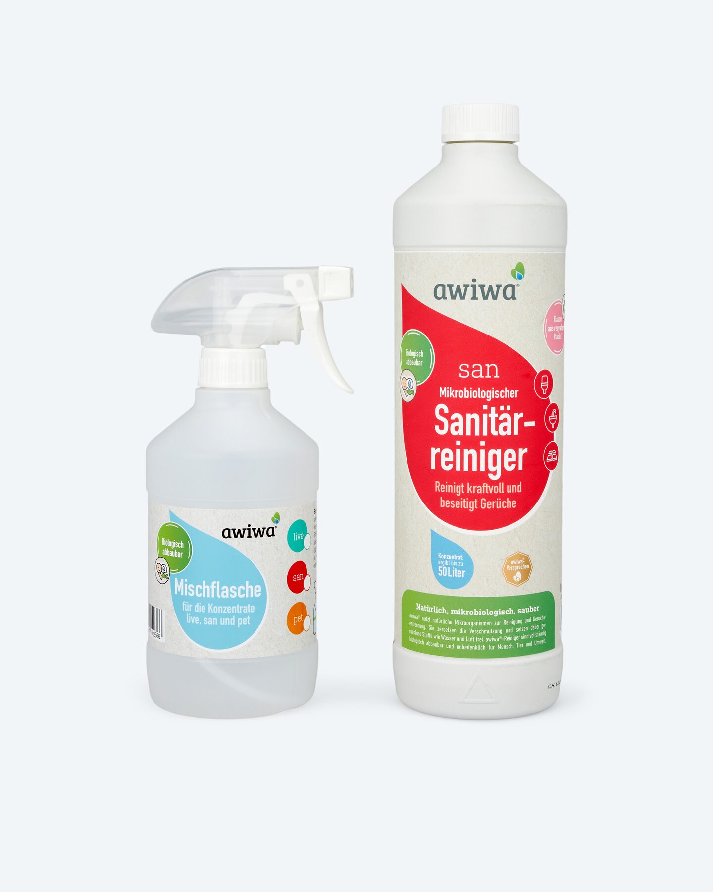 Produktabbildung für Mikrobiologischer Sanitärreiniger, 1 l + SPF