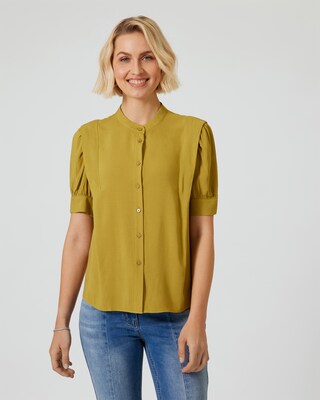Bluse mit Schulter-Detail