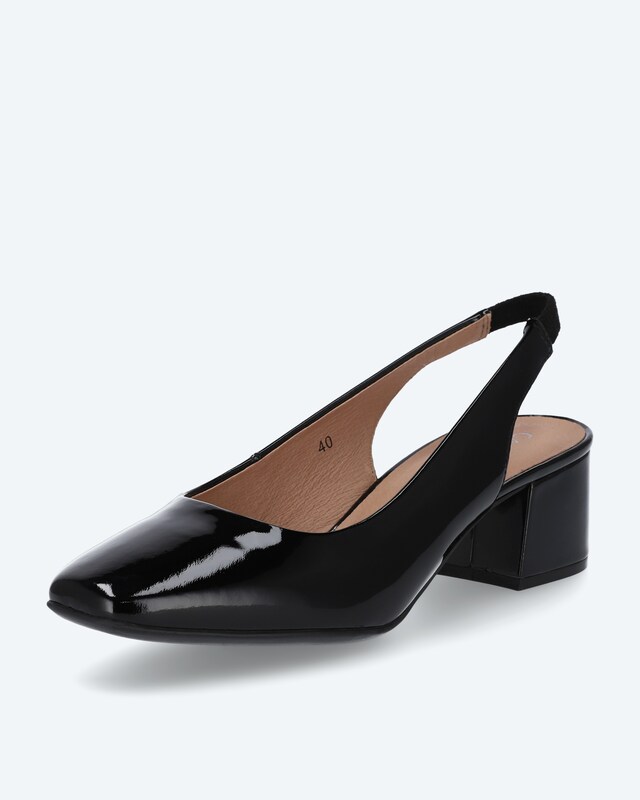 Sling-Pumps in Karree-Form