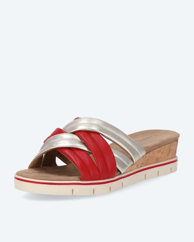 Pantolette im Bicolor-Look