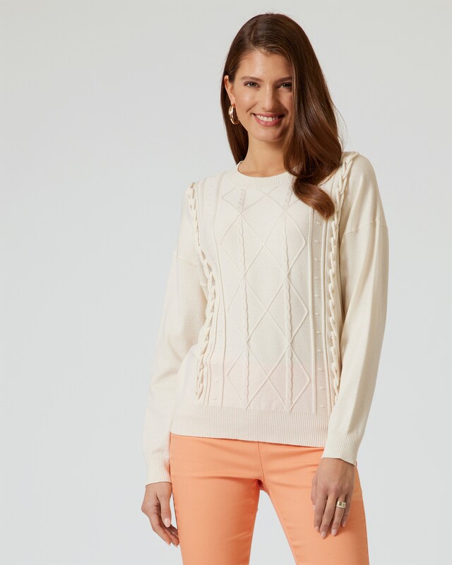 Pullover mit Struktur