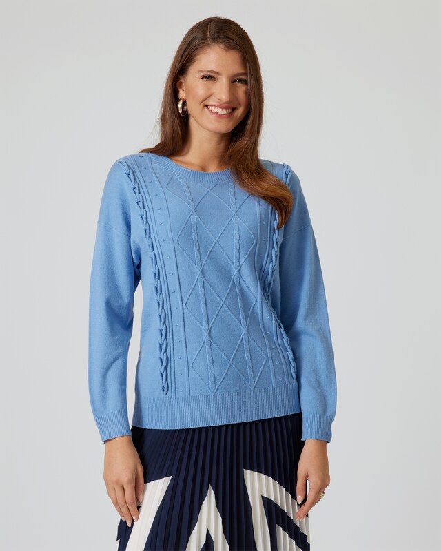 Pullover mit Struktur