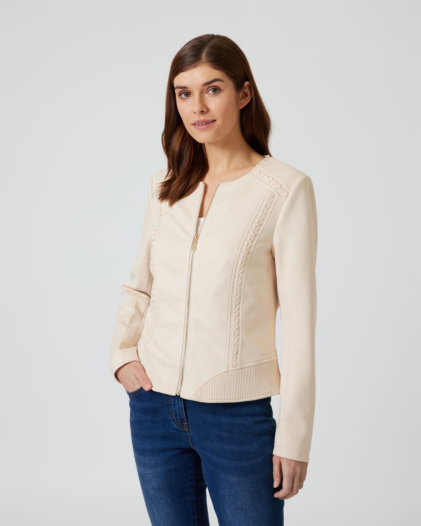 Produktabbildung für Jacke aus Lederimitat