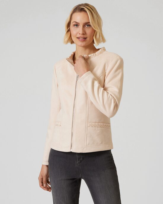 Produktabbildung für Lederimitat-Jacke