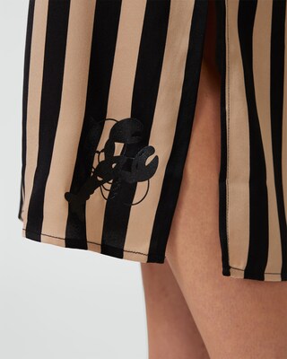 Kleid mit Streifen