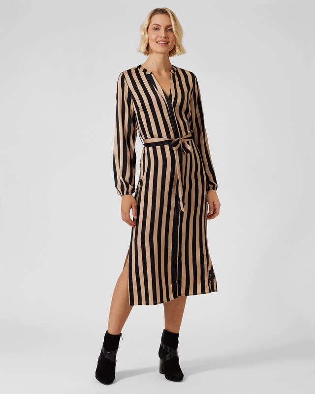Kleid mit Streifen
