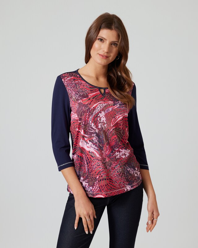Shirt mit Animaldruck