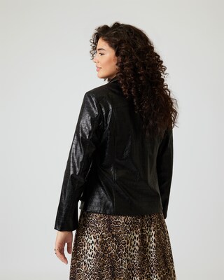 Jacke im Biker-Look