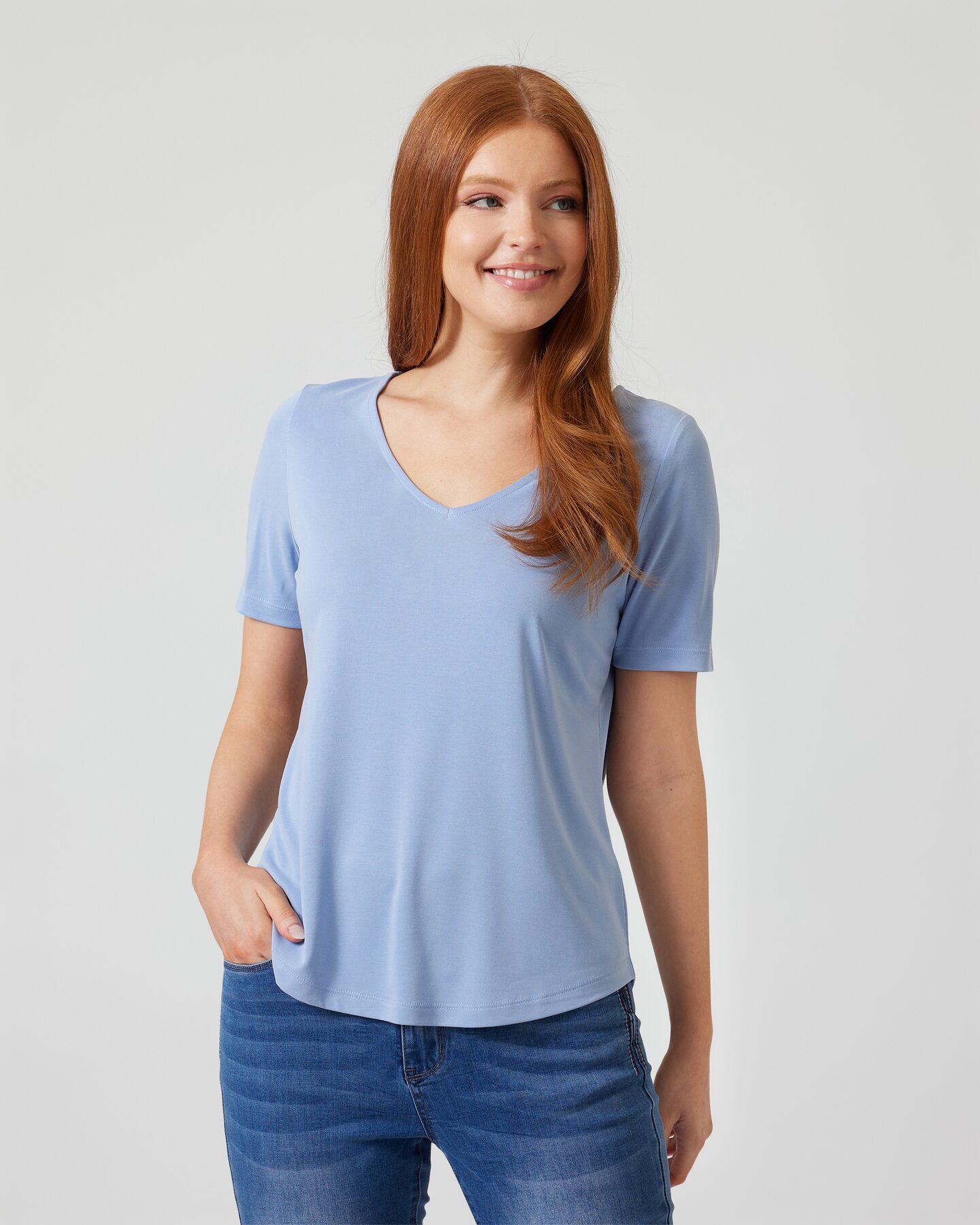 Produktabbildung für Basic T-Shirt Touch of Silk