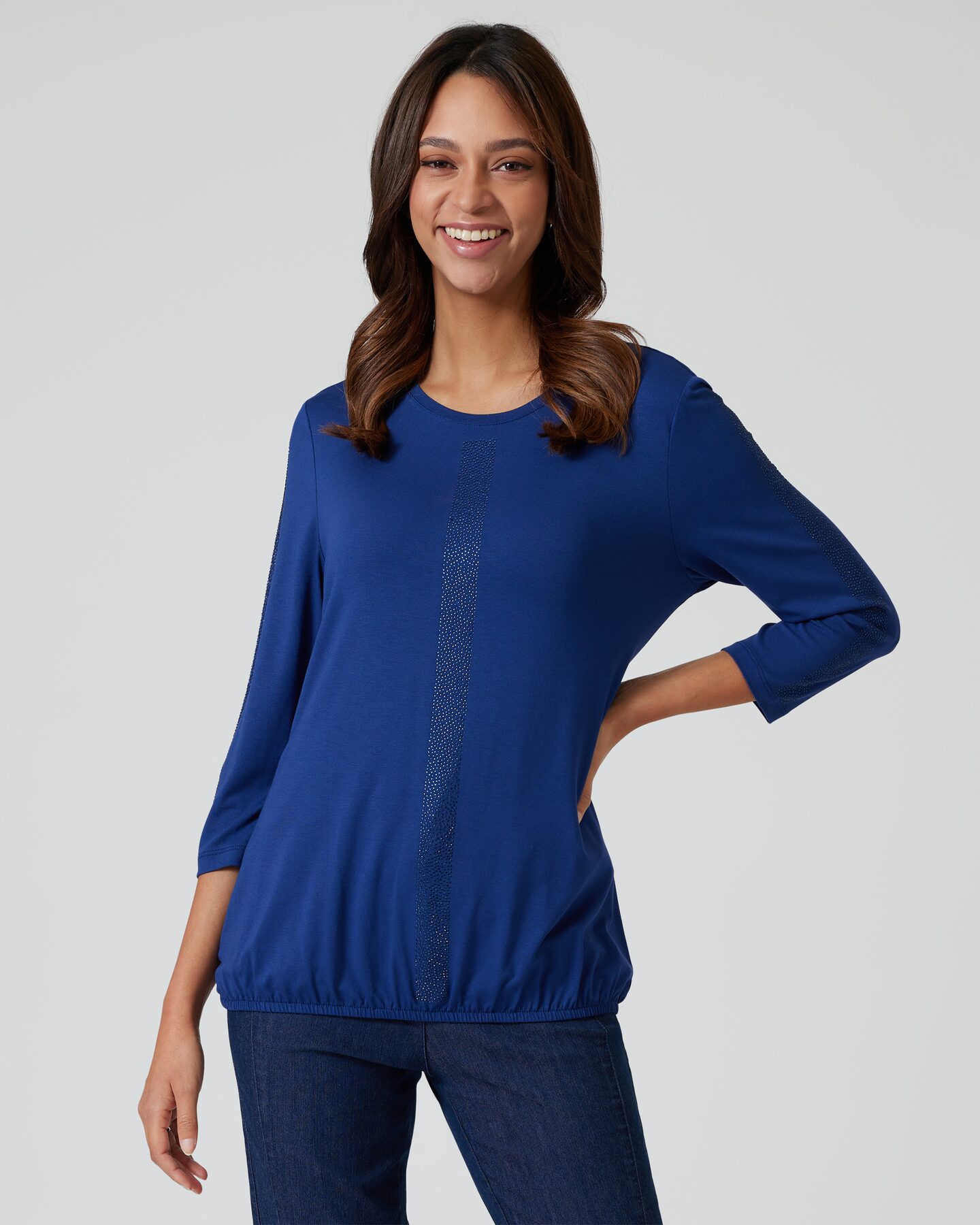 Produktabbildung für Blusenshirt mit Strass