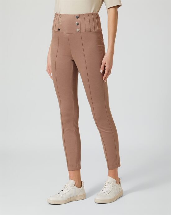Produktabbildung für Ponte-Leggings mit Deko-Knöpfen