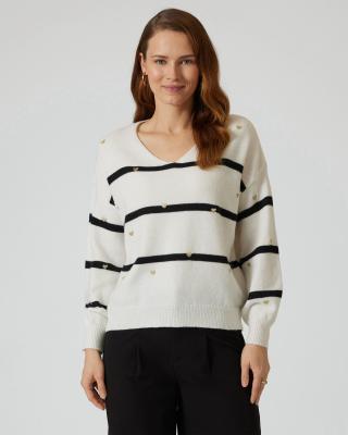 Pullover im Streifen-Design