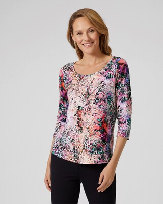 Shirt mit Leo-Druck