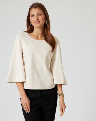 Shirt in Velourleder Imitat