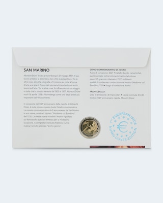 Numisbrief Geburtstag A. Dürer 2021