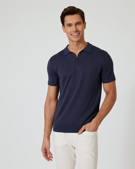 Produktabbildung für Poloshirt mit Seide