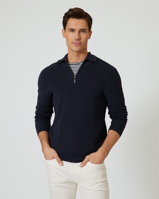 Strickpullover mit Kragen