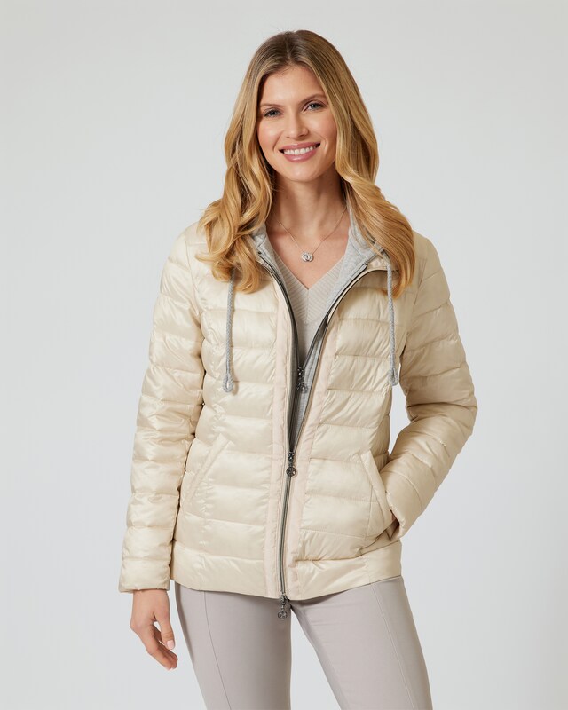 Jacke mit Sweat-Kapuze