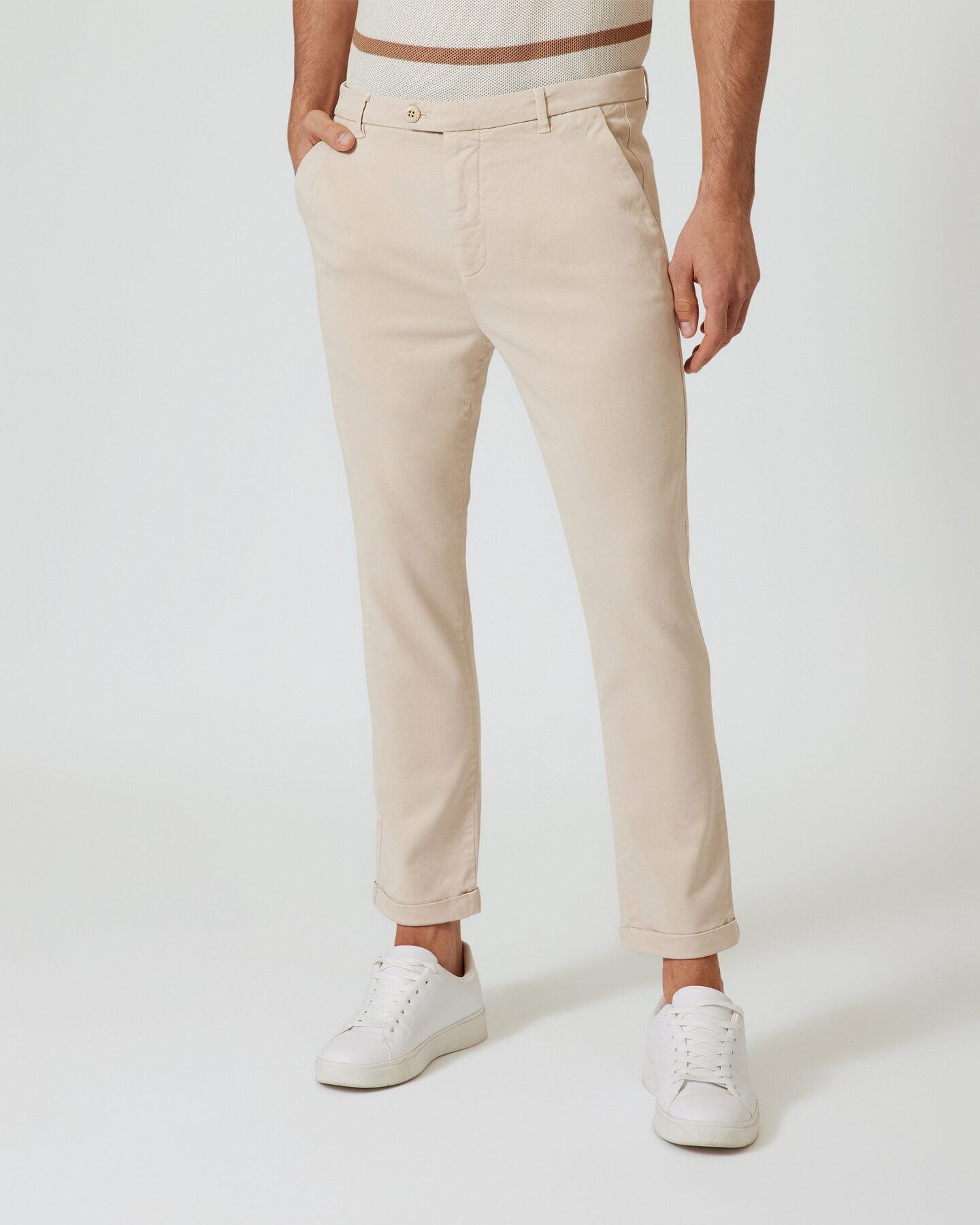 Produktabbildung für Chino mit  hohem Bund