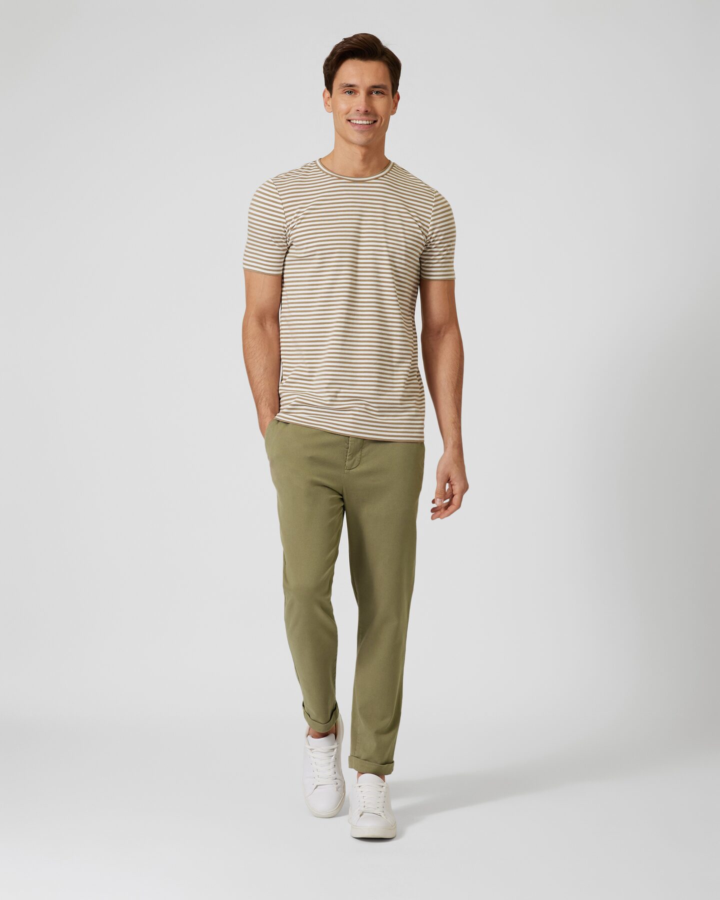 Produktabbildung für Chino mit  hohem Bund