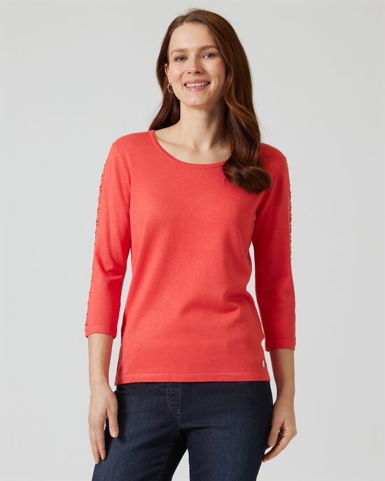 Produktabbildung für Pullover mit Spitze