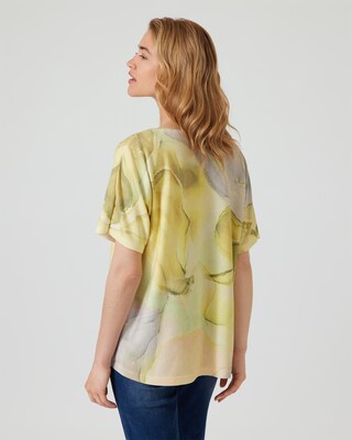 Shirt mit Aquarell-Druck