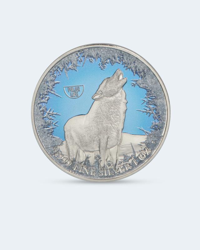Polar Life Silbermünze Polarwolf 2019