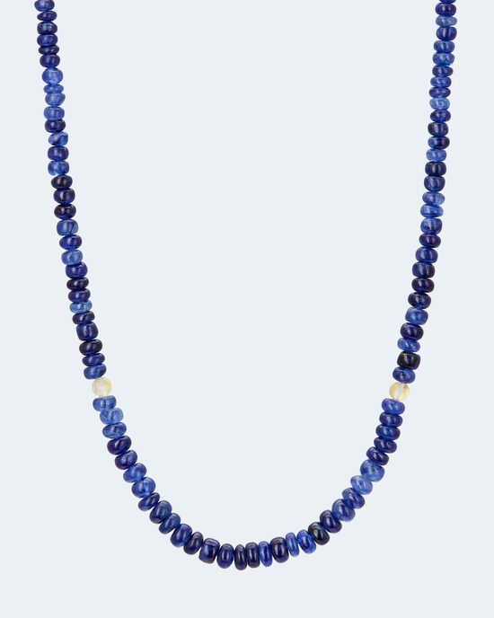 Produktabbildung für Collier mit Saphir und Bergkristall