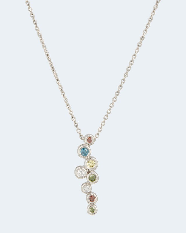 Ankerkette mit Brillant-Anhänger und 0,33 Karat