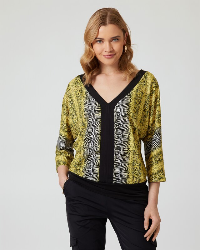Shirt mit Allover-Print