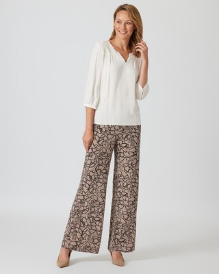 Jersey-Hose mit 2-farbigem Print
