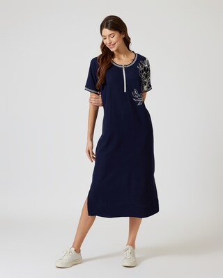 Hauskleid mit Druck