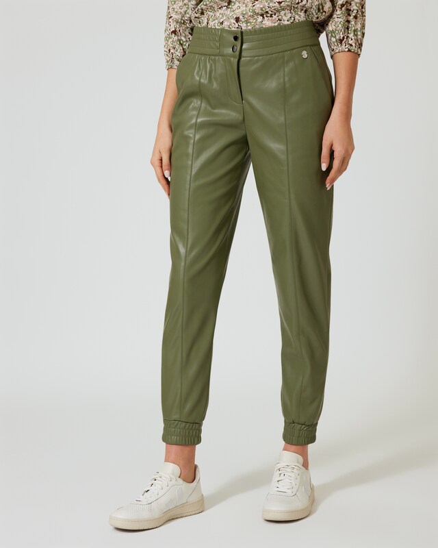 Hose aus veganem Leder