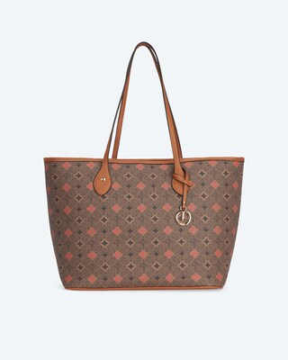Shopper mit Logo-Print
