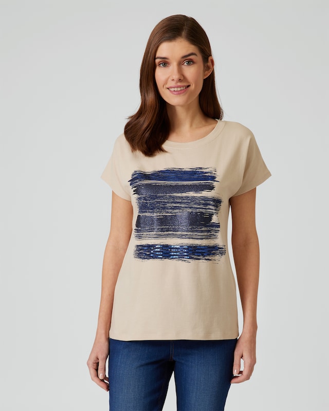 Shirt mit Pailletten