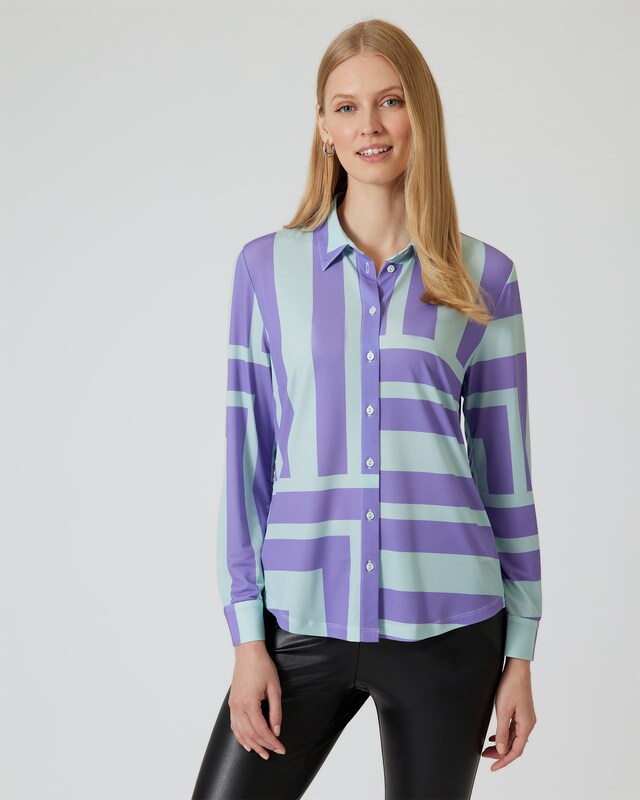 Bluse mit Grafikdruck