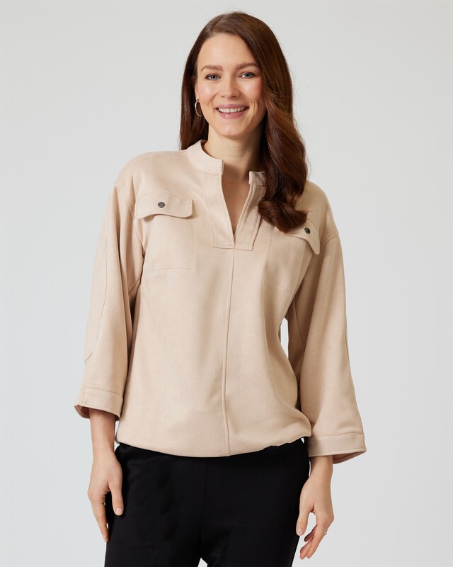 Veloursbluse