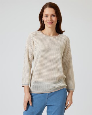 Pullover mit Glanzgarn