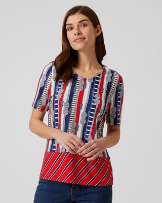 Shirt mit Maritim-Print