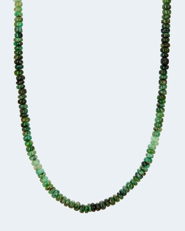 Collier aus Smaragd