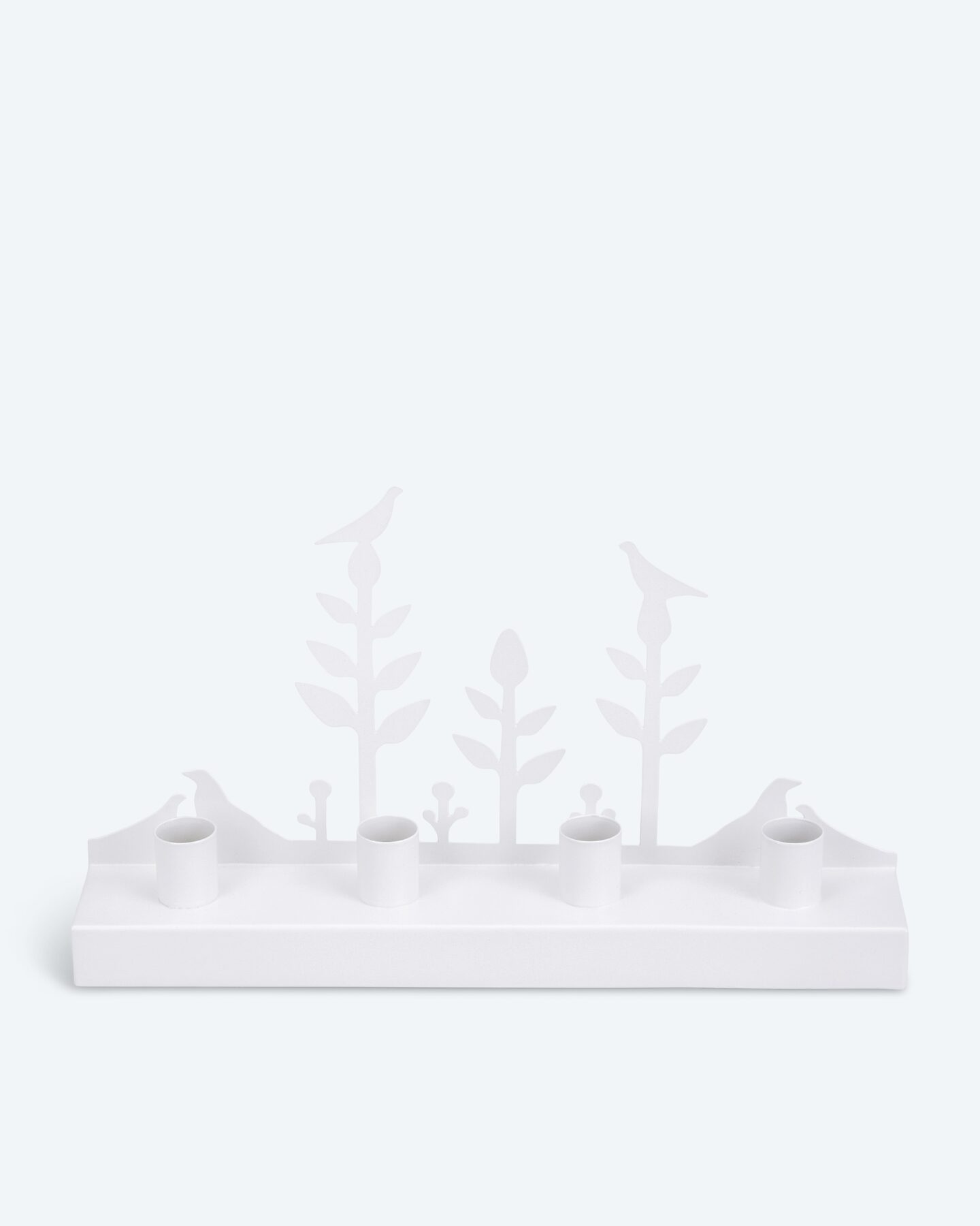 Produktabbildung für Metall-Kerzenhalter im Blätterdesign