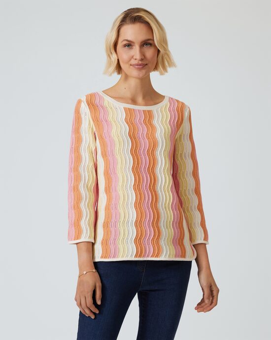 Produktabbildung für Pullover im Streifendesign