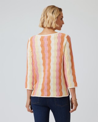 Pullover im Streifendesign