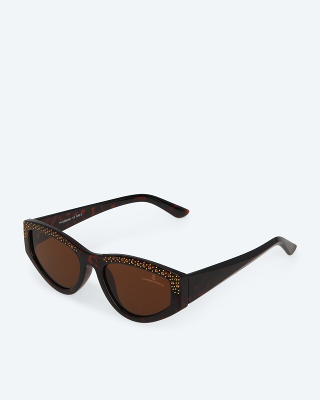 Sonnenbrille mit Glitzersteinen