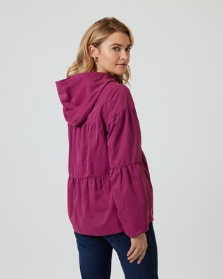 Übergangsjacke mit Kapuze